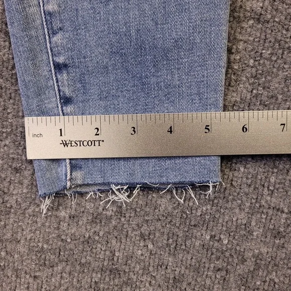 NWT G Star Raw Lhana Skinny Ankle 28x29 Aged Indigo Mid Rise Stretch Raw Hem - Picture 7 of 16